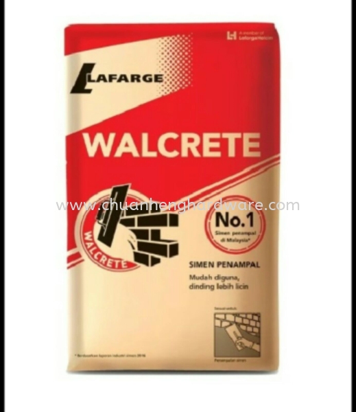 walcrete 50Kg Others Johor Bahru (JB), Malaysia Supplier, Supply, Wholesaler | CHUAN HENG HARDWARE PAINTS & BUILDING MATERIAL