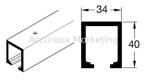 GL283 Sliding Track Sliding Door System 02. ARCHITECTURAL SLIDE AND FOLD Selangor, Malaysia, Kuala Lumpur (KL), Sungai Buloh Supplier, Distributor, Supply, Supplies | Accuraux Marketing Sdn Bhd