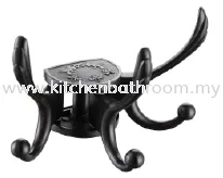 ROBE HOOK - BLACK