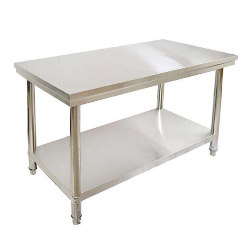 65012-S.STEEL 2T WORK TABLE-150X76X85H CM