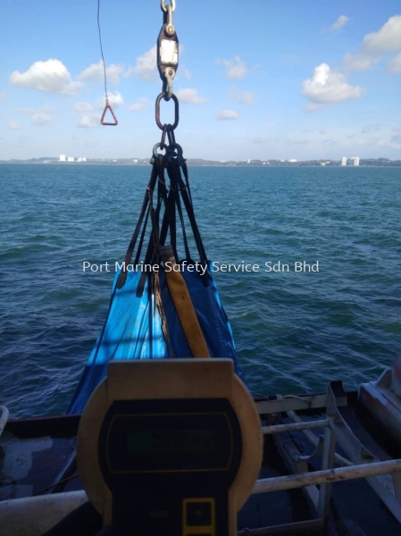 Liferaft davit Load Test Load Test Johor Bahru (JB), Malaysia, Selangor, Sarawak, Sabah, Terengganu Supplier, Provider, Supply | Port Marine Safety Services Sdn Bhd