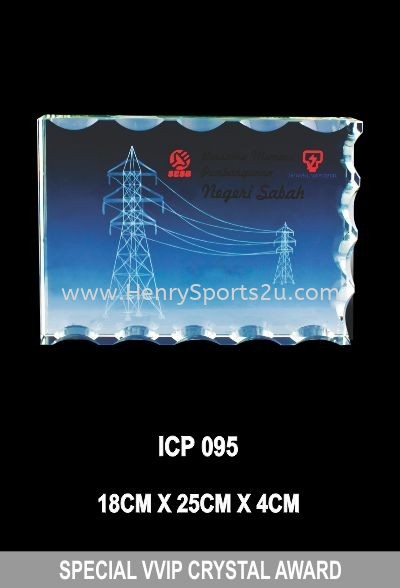 ICP 095 SPECIAL VVIP CRYSTAL AWARD Crystal Trophy Trophy Award Trophy, Medal & Plaque Kuala Lumpur (KL), Malaysia, Selangor, Segambut Services, Supplier, Supply, Supplies | Henry Sports