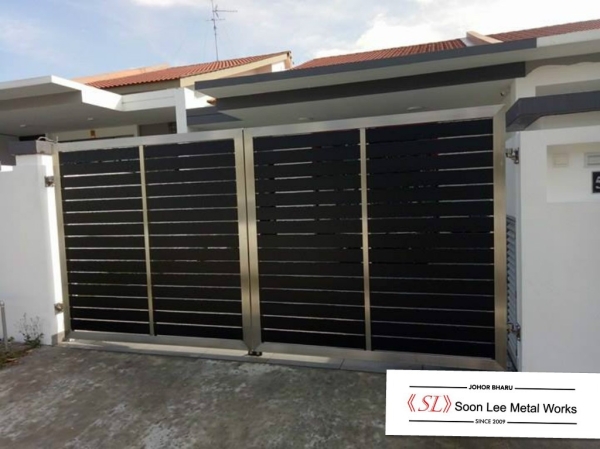 Stainless Steel Main Gate Stainless Steel Gate GATE Johor Bahru (JB), Malaysia, Ulu Tiram Supplier, Suppliers, Supply, Supplies | Soon Lee Steel & Iron Works Sdn Bhd