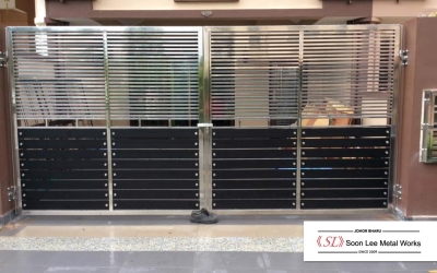 Stainless Steel Main Gate