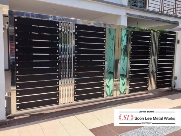 Stainless Steel Main Gate Stainless Steel Gate GATE Johor Bahru (JB), Malaysia, Ulu Tiram Supplier, Suppliers, Supply, Supplies | Soon Lee Steel & Iron Works Sdn Bhd