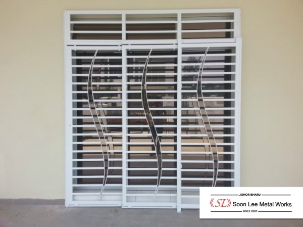 Powder Coated Metal Door Grill / Window Grill Mild Steel Door Grille GRILLE Johor Bahru (JB), Malaysia, Ulu Tiram Supplier, Suppliers, Supply, Supplies | Soon Lee Steel & Iron Works Sdn Bhd