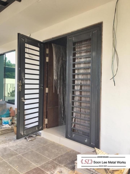 Powder Coated Metal Door Grill / Window Grill Mild Steel Door Grille GRILLE Johor Bahru (JB), Malaysia, Ulu Tiram Supplier, Suppliers, Supply, Supplies | Soon Lee Steel & Iron Works Sdn Bhd