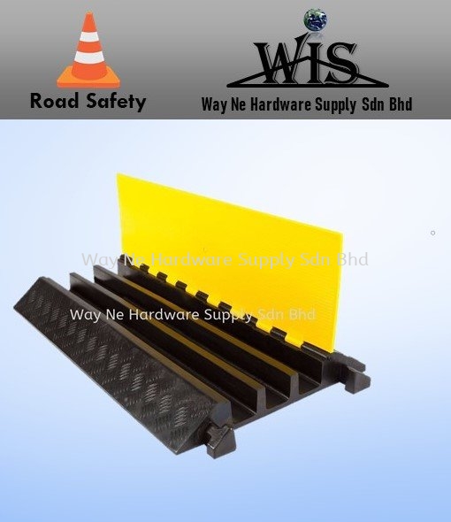 3 Channel Cable Hump Cable Hump Rubber Speed Hump Car Park Equipment Selangor, Malaysia, Kuala Lumpur (KL), Klang Supplier, Suppliers, Supply, Supplies | Way Ne Hardware Supply Sdn Bhd