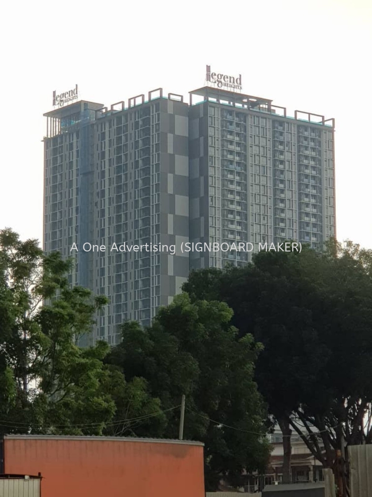 Building Signage | 3D Box Up Signage | Metal Structure Frame Klang ...