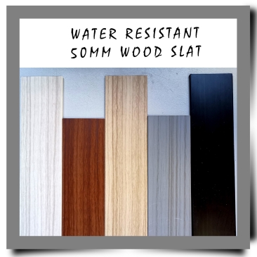 Water Resistant 50mm Wood Slat