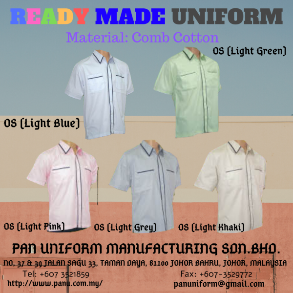 ready made Others Johor Bahru JB Malaysia Uniforms Manufacturer, Design & Supplier | Pan Uniform Manufacturing Sdn Bhd