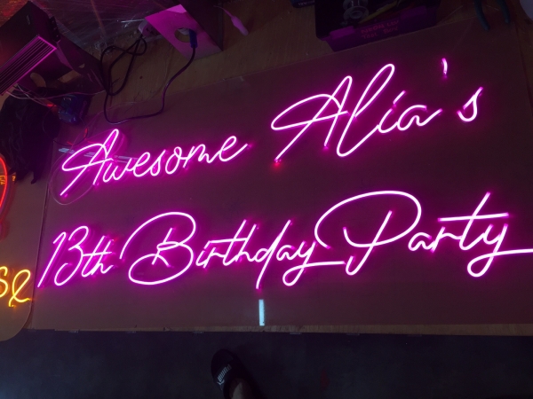 BIRTHDAY NEON LED SIGN LED NEON Selangor, Malaysia, Kuala Lumpur (KL), Subang Jaya Manufacturer, Maker, Supplier, Supply | Far Art Neon Advertising