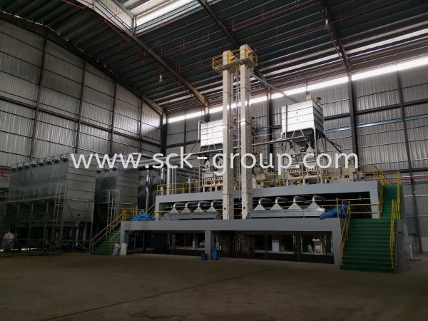 Rice intake and Dust Filter Section 32TPH Rice Processing Plant Project Penang (Pulau Pinang), Malaysia. Supplier, Manufacturer, Supply, Supplies | SCK Automation Sdn Bhd