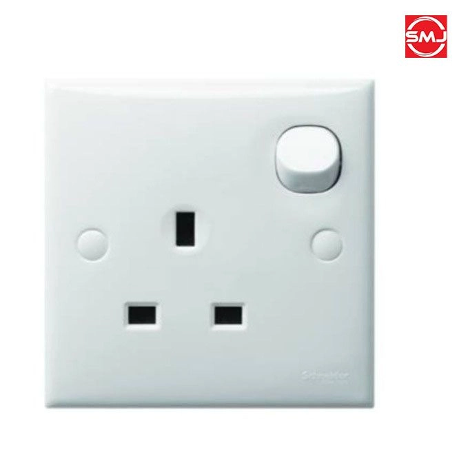 Clipsal E1015 13A 1 Gang Switched Socket Outlet