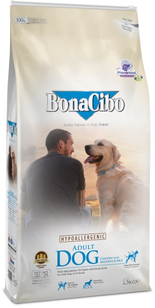 BonaCibo Adult Dog Chicken With Anchovy & Rice 15kg BonaCibo Dog BonaCibo Malaysia, Selangor, Kuala Lumpur (KL), Puchong Distributor, Supplier, Supply, Supplies | Progenesis Group Sdn Bhd