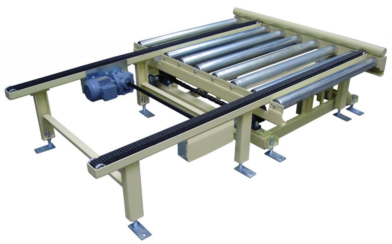 Pallet pop-up chain conveyor