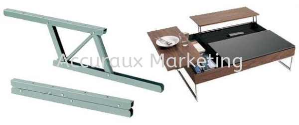 Elevating Coffee Table Lifting Mechanism 03. FURNITURE HINGE Selangor, Malaysia, Kuala Lumpur (KL), Sungai Buloh Supplier, Distributor, Supply, Supplies | Accuraux Marketing Sdn Bhd