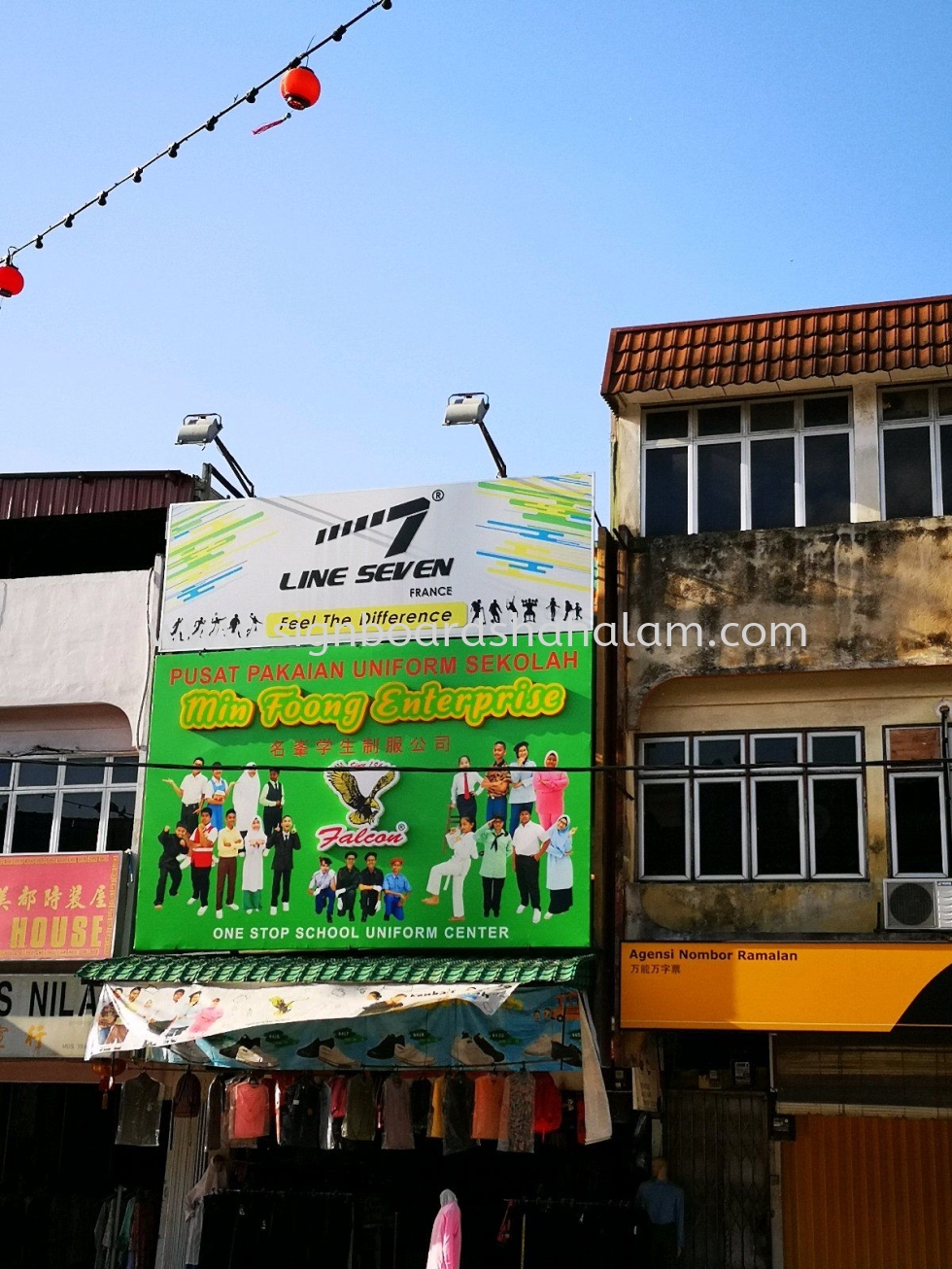 MING FOONG ENTERPRISE BILLBOARD WITH 3D LED FRONTLIT LETTERING & LOGO, NILAI SIGNAGE, BILLBOARD, #signboard nilai 