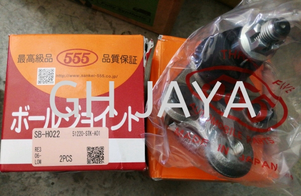HD CRV SWA TOA BALL JOINT ( 555 ) MADE IN JAPAN  HONDA Kedah, Sungai Petani, Malaysia Supplier, Suppliers, Supply, Supplies | GH Jaya Autoparts Sdn Bhd