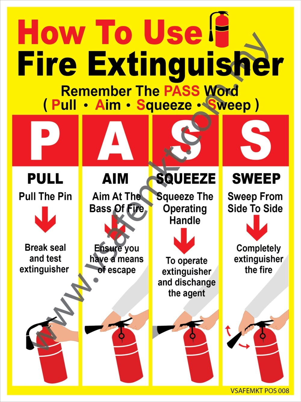 How To Use Fire Extinguisher Safety Poster Selangor Malaysia Kuala How to use fire extinguisher safety poster selangor malaysia kuala