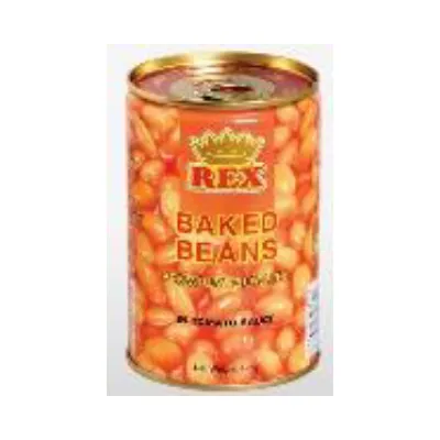 REX BAKED BEANS IN TOMATO SAUCE (24 X 425GM)