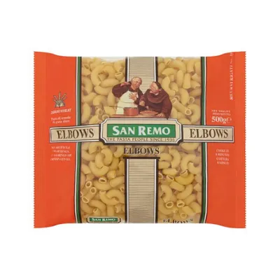 SAN REMO NO.35 ELBOWS (12 X 500GM)