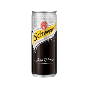 SCHWEPPES SODA WATER (12 X 320ML)