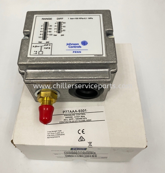 P77AAA-9301 Penn Pressure Differential Switch Others Others Accessories and Supplies Selangor, Malaysia, Kuala Lumpur (KL), Shah Alam Supplier, Suppliers, Supply, Supplies | Chiller Serviceparts Center Sdn Bhd