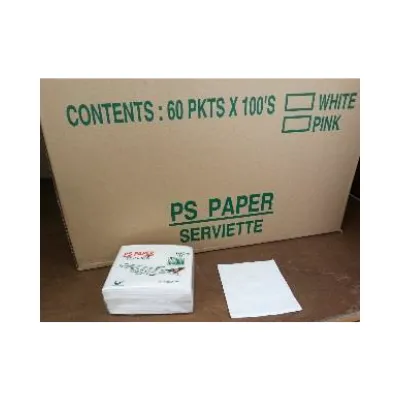 PS PAPER SERVIETTES (PULP) (60PKT X 100'S)