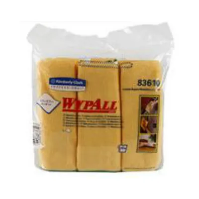 WYPALL MICROFIBER CLOTH 40 X 40 – YELLOW (6PCS X 4BAG)