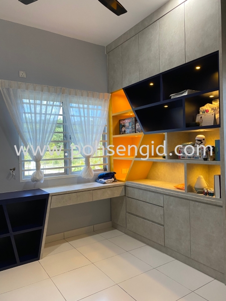  Study Area Seremban, Negeri Sembilan (NS), Malaysia Renovation, Service, Interior Design, Supplier, Supply | Poh Seng Furniture & Interior Design