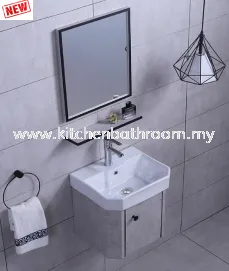 SS CABINET + BASIN RAL3633