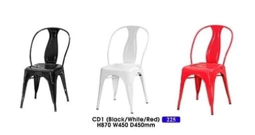 ERICA Metal Dining Chair - CD1