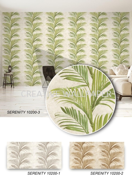 SERENITY 10200 Serenity Korea Wallpaper 2020- Size: 106cm x 15.5m Kedah, Alor Setar, Malaysia Supplier, Supply, Supplies, Installation | Creative Wallpaper