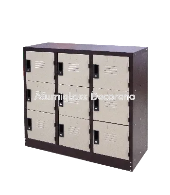 Half Height 9 Compartments Steel Locker