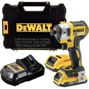 Dewalt 18v XR 2.0Ah Cordless Brushless Hex Impact Driver DCF787D2