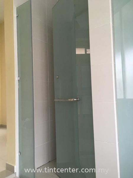 Frosted Door Wash Room Frosted Film Residential Tinted Melaka, Malaysia, Malim Jaya Supplier, Installation, Supply, Supplies | Tint Center (M) Sdn Bhd