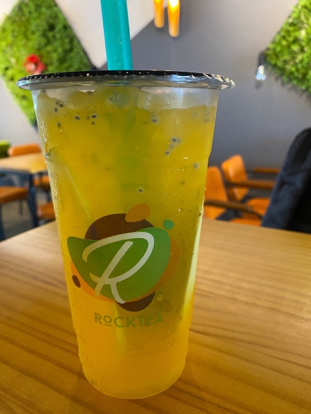 Mango Juice Rock Tea Beverage Product Demo Seri Kembangan, Selangor, KL, Malaysia  | NEWPAGES STEVEN