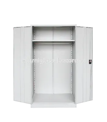 Full Height Wardrobe with Steel Swinging Door