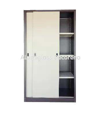 Full Height Cupboard with Steel Sliding Door