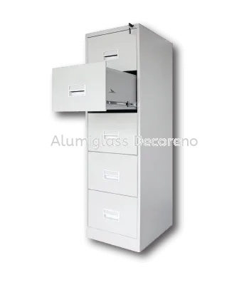 5 Drawers Filing Cabinet with Recess Handle