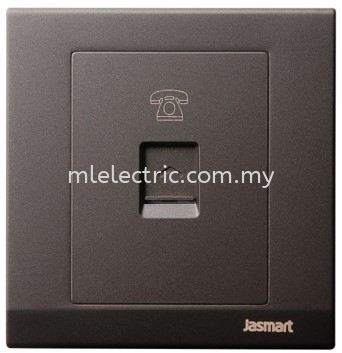 JASMART 1 GANG 4 WIRE RJ11 TEL SOCKET BRONZE S SERIES BRONZE Jasmart Switches Selangor, Malaysia, Kuala Lumpur (KL), Batu Caves Supplier, Suppliers, Supply, Supplies | ML Electric Sdn Bhd