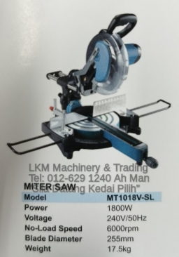 Okatz 10" Slide Compound Mitre Saw with Laser MT1018-SL