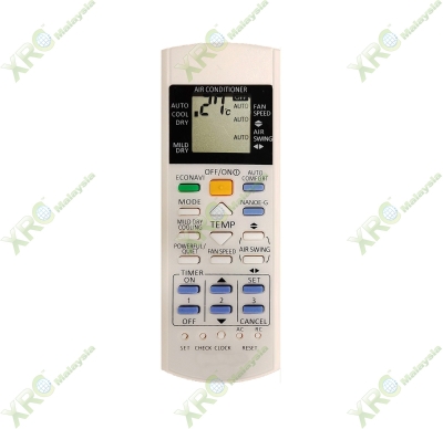 A75C2989 PANASONIC AIR CONDITIONING REMOTE CONTROL