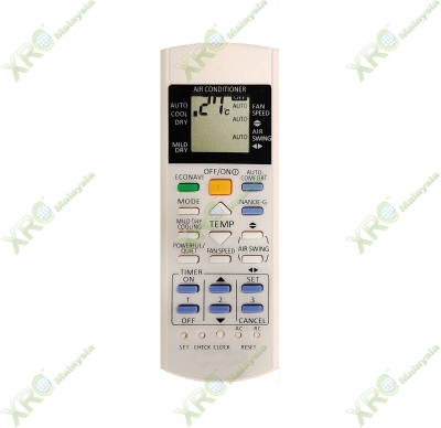 A75C3701 PANASONIC AIR CONDITIONING REMOTE CONTROL