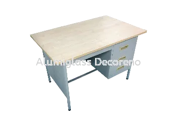 4' Single Pedestal Desk