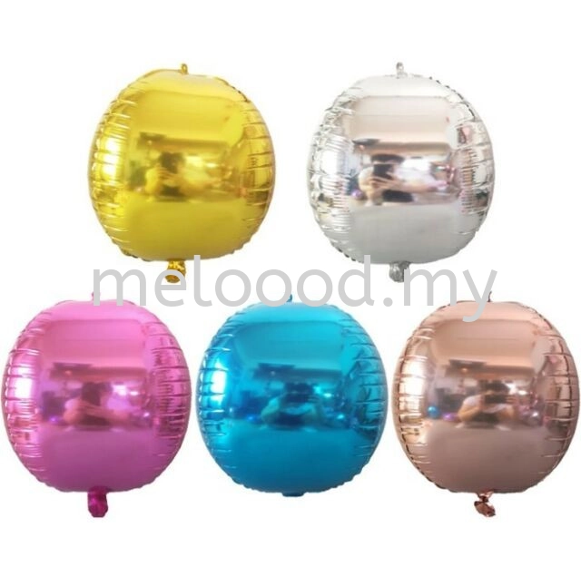 Foil 22inch Round Balloon - 4D