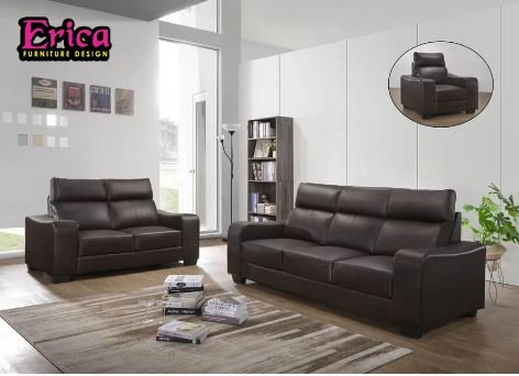 ERICA PU SOFA SET (1+2+3)