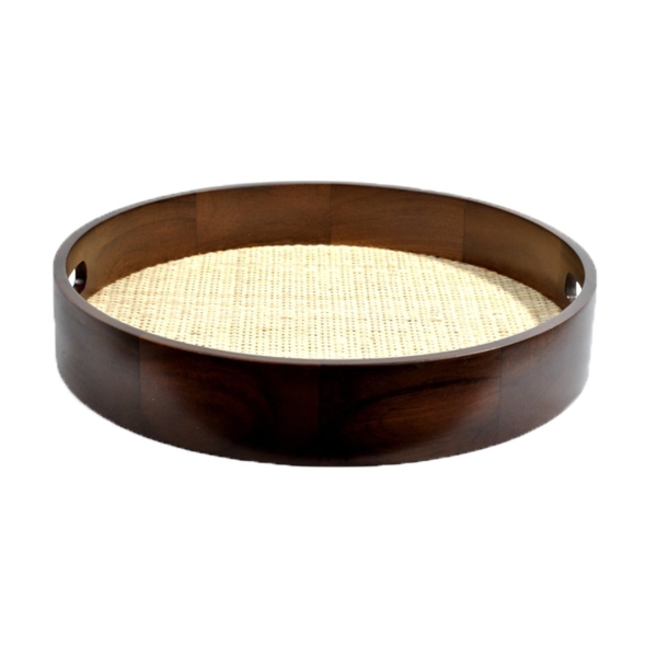Serving Tray_Tray Rattan Jati Round Serving Tray Trays Hotel & Resort Supply Kuala Lumpur (KL), Malaysia, Selangor Supplier, Suppliers, Supply, Supplies | Cemara Ayu Sdn Bhd