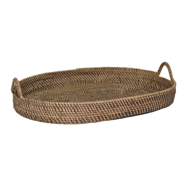 Tray Rattan Oval w. Handle  Serving Tray Trays Hotel & Resort Supply Kuala Lumpur (KL), Malaysia, Selangor Supplier, Suppliers, Supply, Supplies | Cemara Ayu Sdn Bhd